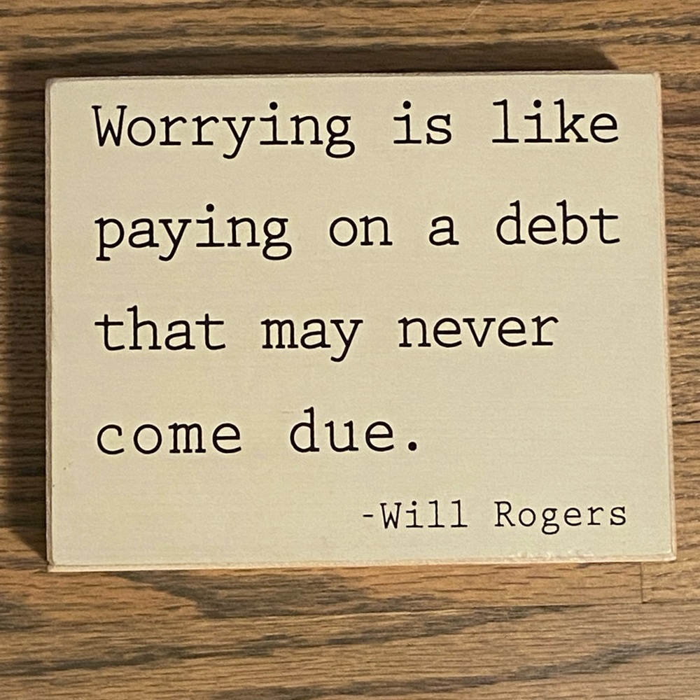 Collins Will Rogers sign quote